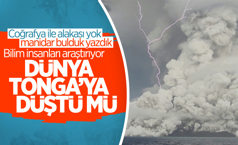Tonga'daki yanardağ patlamasının atmosfere etkileri araştırılıyor