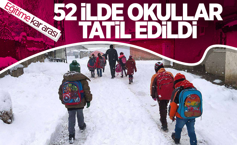 Birçok ilde eğitime ara verildi