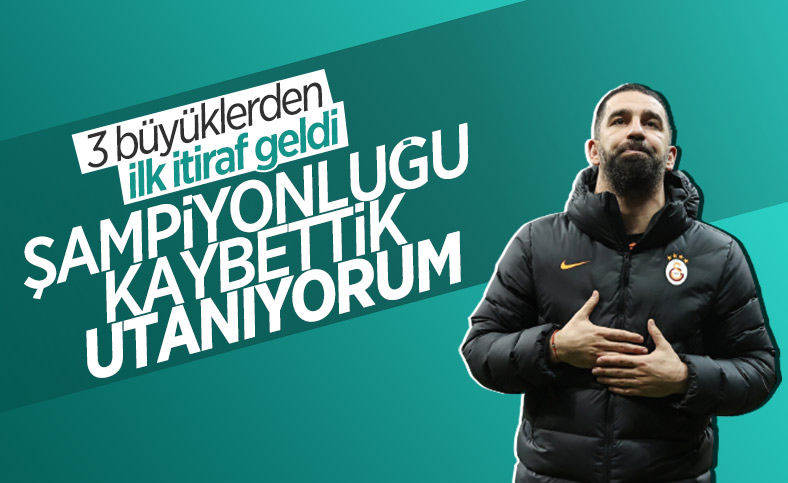 Arda Turan: Şampiyonluğu kaybettik, utanç duyuyorum