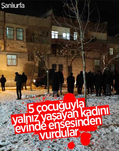 Şanlıurfa'da 5 çocuk annesi, evinde ölü bulundu