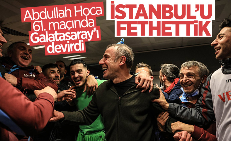 Abdullah Avcı: İstanbul'da bir maç hariç hep kazandık