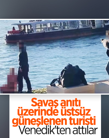 Venedik’te çıplak turist alarmı