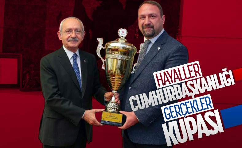 Kemal Kılıçdaroğlu'na Cumhurbaşkanlığı Kupası takdim edildi