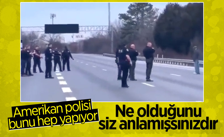 ABD polisi şüpheliyi kurşuna dizdi
