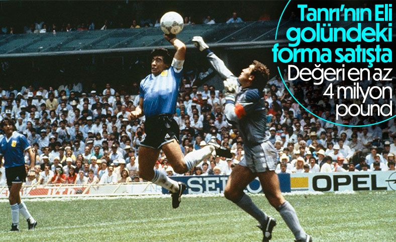 Maradona'nın 1986 Dünya Kupası'nda giydiği forma satışa çıkarılıyor