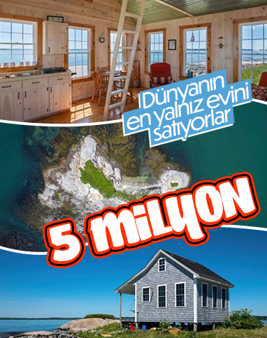 Dünyanın en yalnız evi satışa çıktı