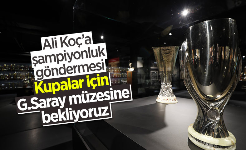 Galatasaray'dan Ali Koç'un açıklamalarına gönderme