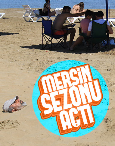 Mersin’de sıcağı gören denize koştu