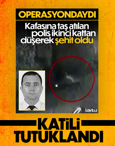 Fatih'te taş attığı polisi şehit eden zanlı tutuklandı