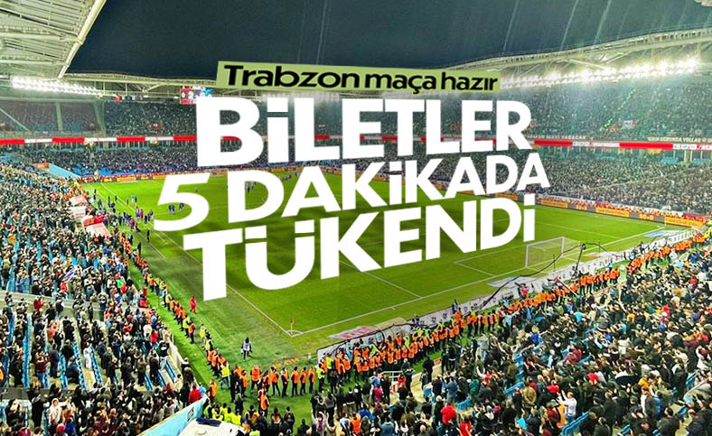 Trabzonspor'un Antalyaspor maçı biletleri tükendi