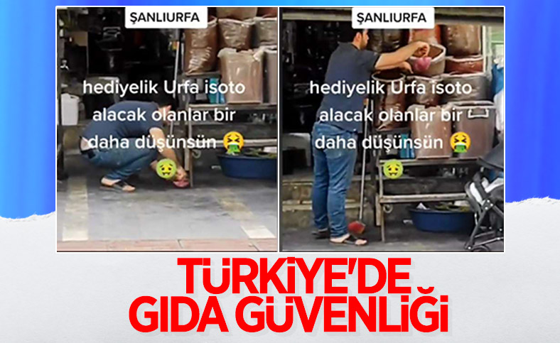 Şanlıurfa'da yere dökülen isotu satan esnafa para cezası