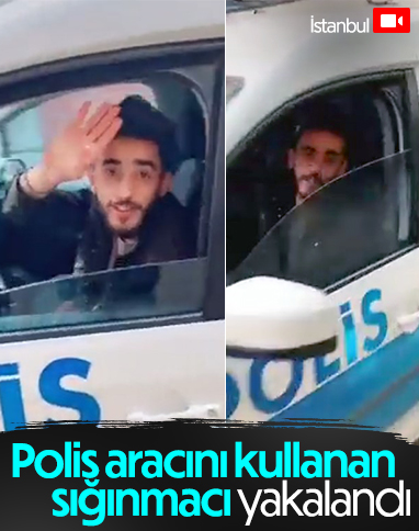 Polis aracı kullanan Suriyeli İstanbul'da yakalandı