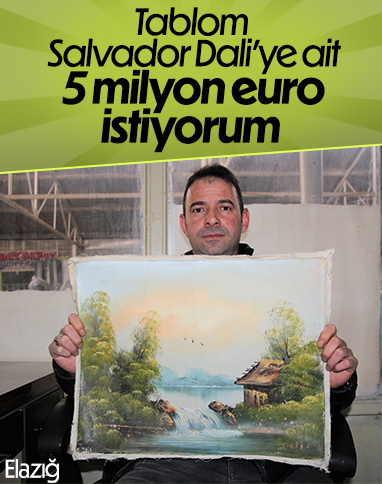 Salvador Dali'nin tablosu Elazığ'dan çıktı iddiası
