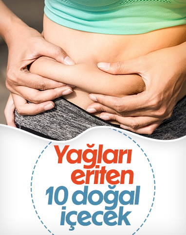 İnatçı yağları yakan 10 doğal içecek
