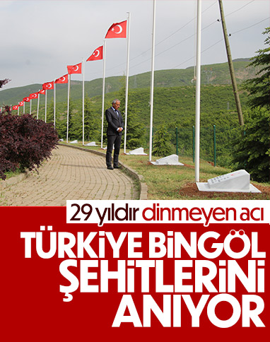 Bingöl'de 33 askerin şehit edildiği saldırıda 29'uncu yıla girildi