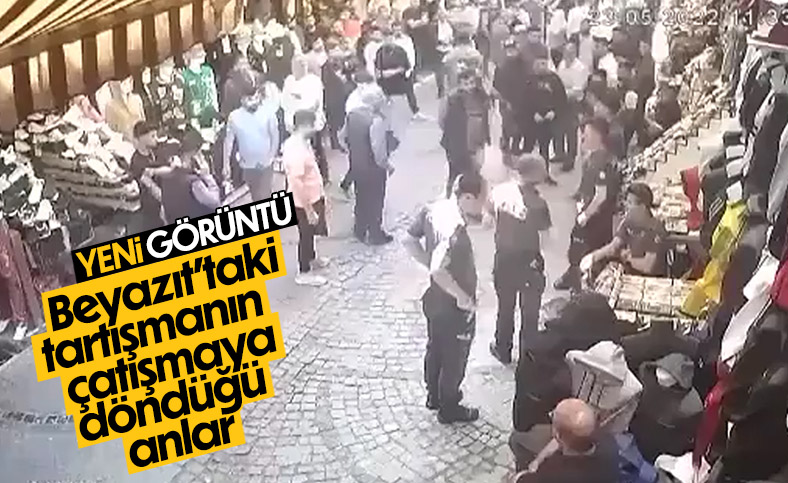 Beyazıt'taki çatışma güvenlik kamerasında