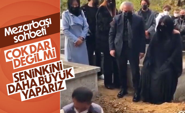 Bülent Ersoy'un mezarlıktaki anları: Ben buraya sığamam ki