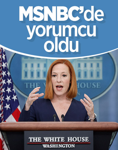 Jen Psaki, MSNBC ile anlaştı
