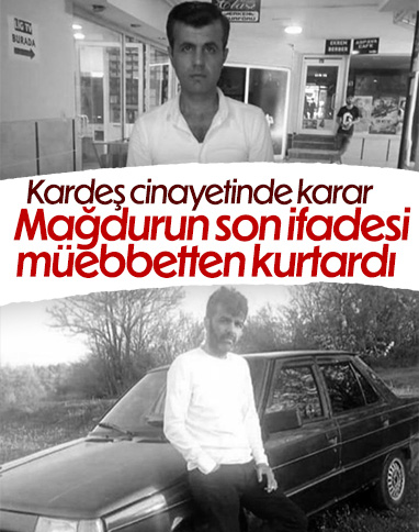 Bolu'da kardeşini öldürdü: 18 yıl 4 ay hapis cezası aldı