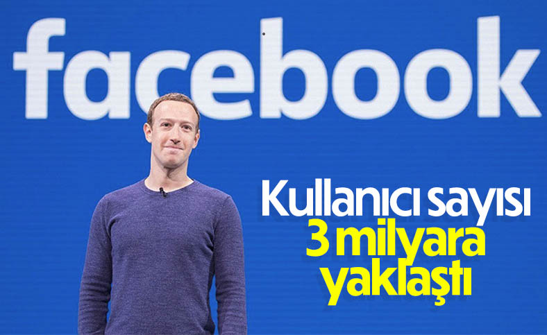 Facebook kullanıcı sayısı 3 milyara dayandı