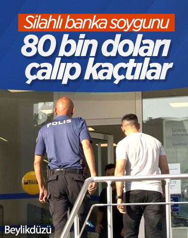 İstanbul Beylikdüzü'nde banka şubesi soyuldu