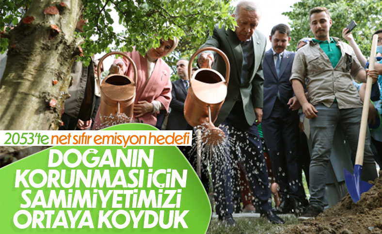 Cumhurbaşkanı Erdoğan'dan Dünya Çevre Günü mesajı