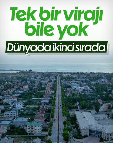 Türkiye'nin birinci dünyanın ikinci en uzun düz caddesi Van’da