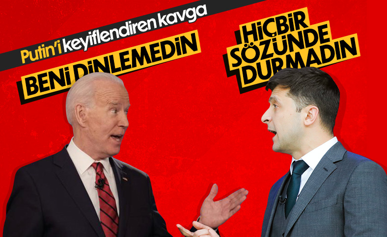 Ukrayna savaşı için Biden ile Zelensky birbirlerini suçladı