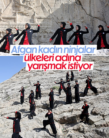 İran'daki Afgan kadın ninjalar görenleri şaşırtıyor