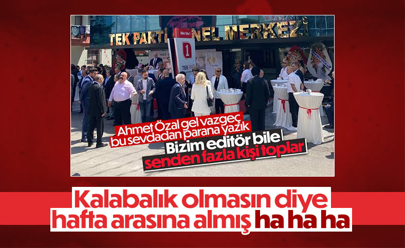 Ahmet Özal: Açılışımızı kalabalık olmasın diye hafta arasına aldık