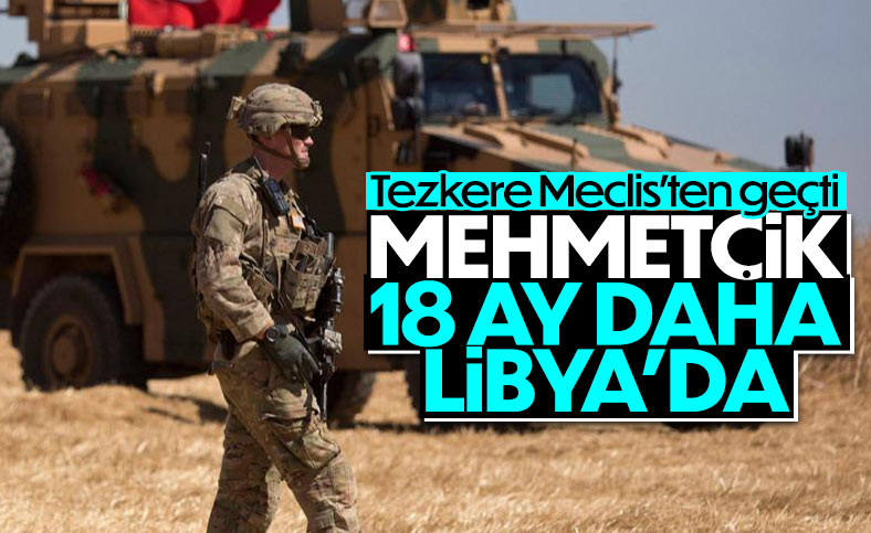 Libya tezkeresi TBMM'den geçti