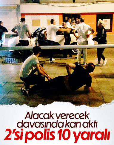 Tekirdağ'da iki grup arasında silahlı kavga: 2’si polis 10 yaralı
