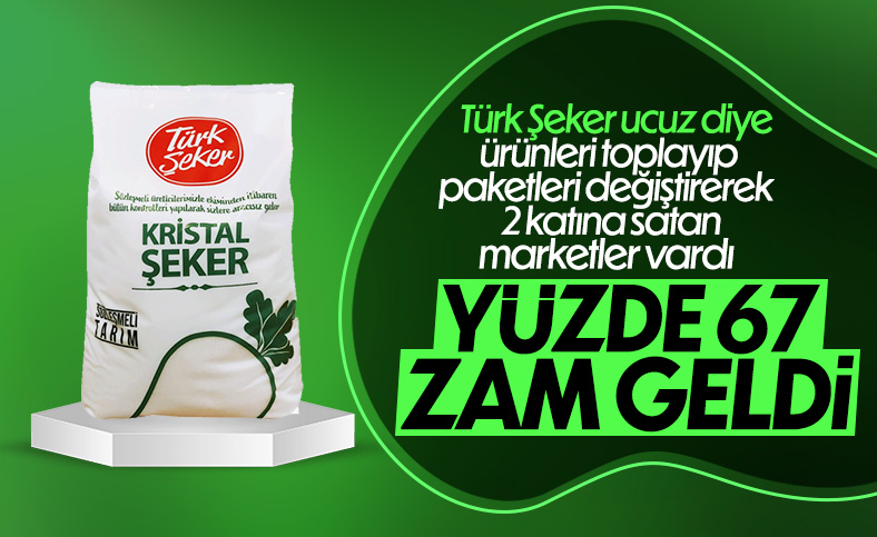 Türk Şeker'den şekere büyük oranda zam