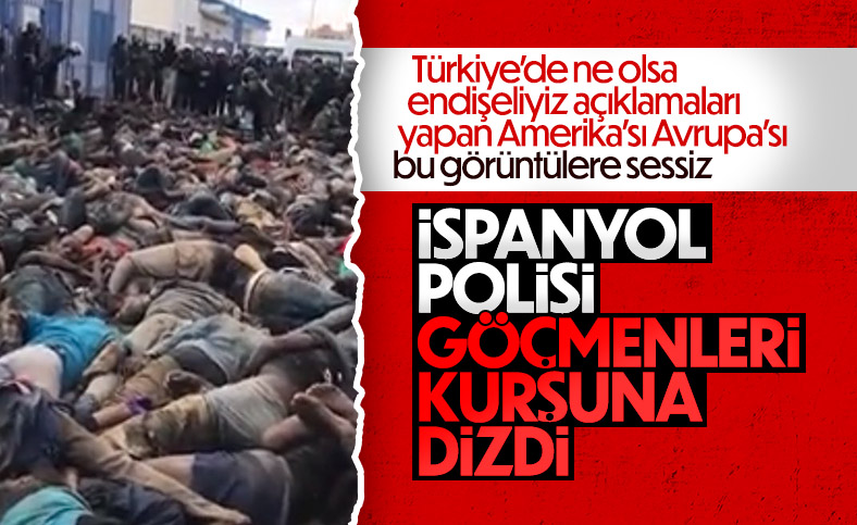 İspanya polisi, sınırdaki binlerce göçmene ateş açtı
