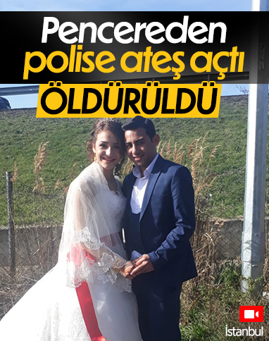 Küçükçekmece’de polise ateş açınca öldürüldü