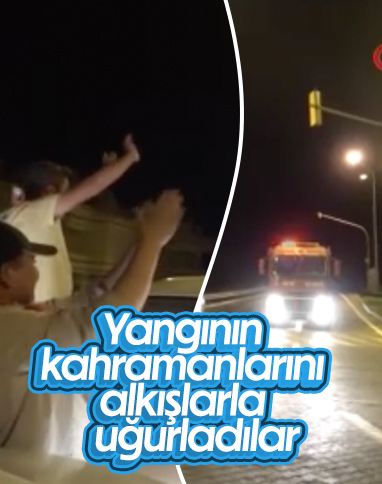 Marmaris yangınına müdahaleye destek veren ekipler uğurlanıyor