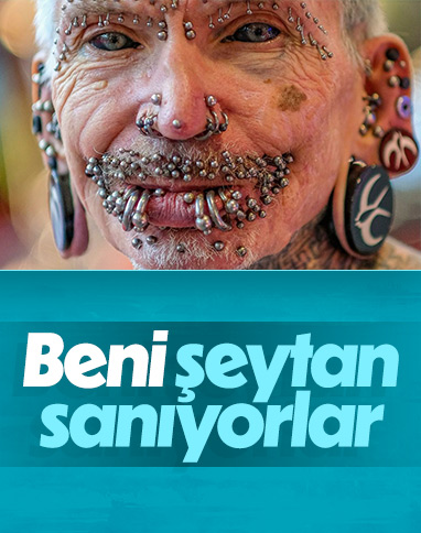 Rolf Buchholz, vücut modifikasyonlarıyla dikkat çekiyor