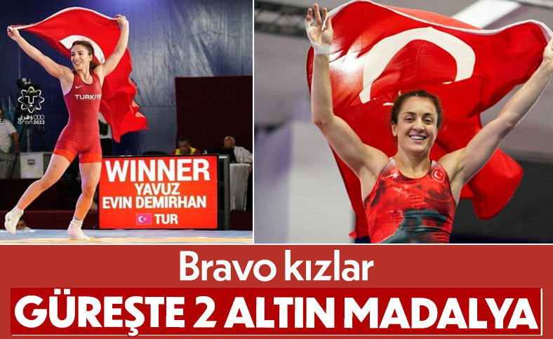 Evin Demirhan Yavuz ve Bedia Gün'den Akdeniz Oyunları'nda altın madalya