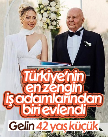 Lucien Arkas kendisinden 42 yaş küçük sevgilisiyle evlendi