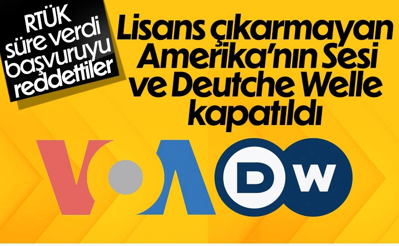 RTÜK'e lisans başvurusu yapmayan Amerika’nın Sesi ve Deutsche Welle Türkçe'ye erişim engeli