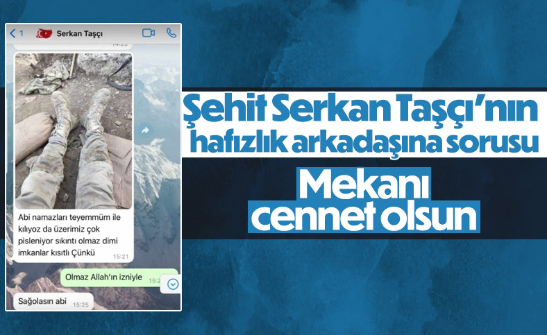 Pençe Kilit şehidinin namaz sorusu yürek burktu
