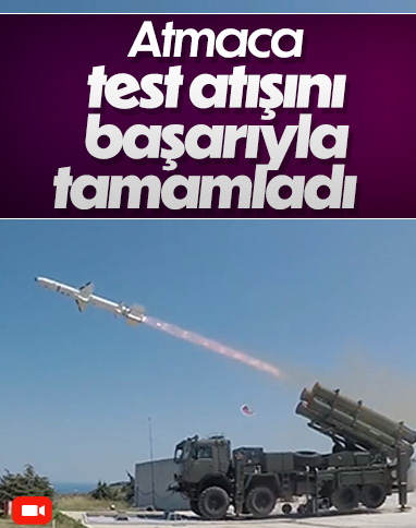 MSB'den milli güdümlü mermi Atmaca paylaşımı