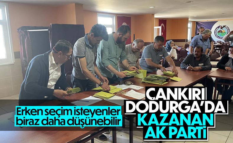 Çankırı'nın Dodurga Belde Belediye Başkanı belli oldu