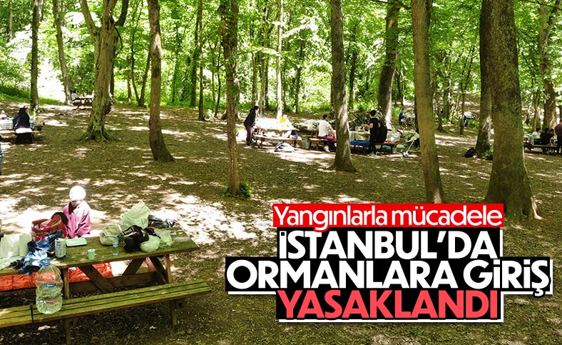İstanbul'da ormanlara giriş yasaklandı