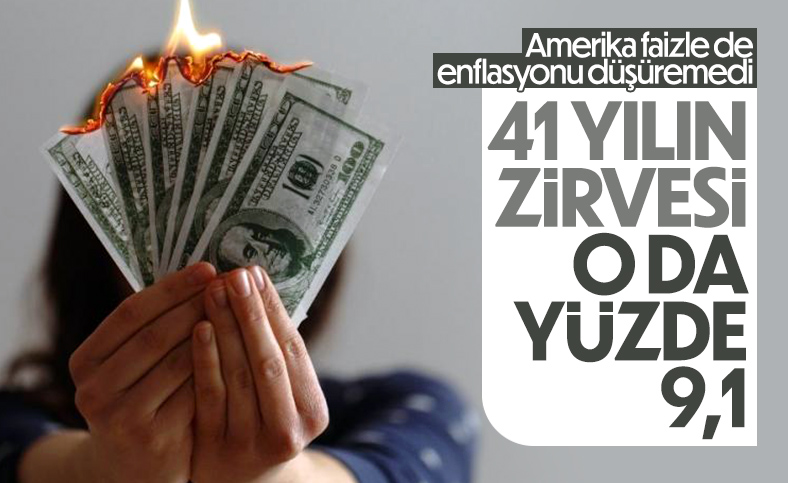 ABD'nin enflasyonu haziranda yüzde 9,1 ile 41 yılın zirvesinde