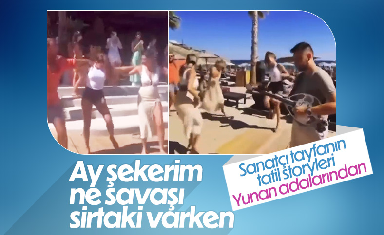 Serenay Sarıkaya'dan sirtaki şov