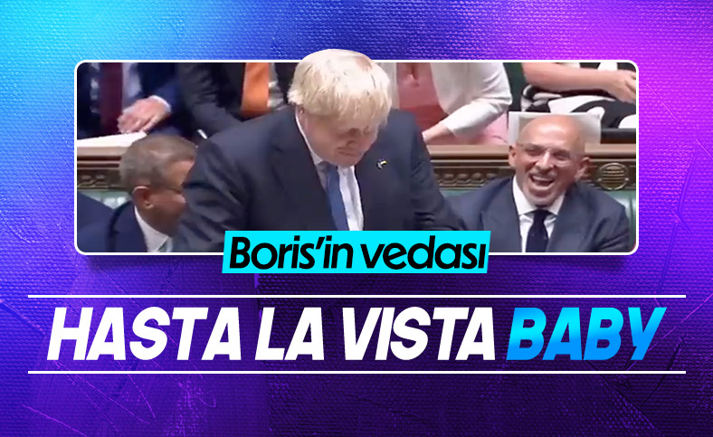 Boris Johnson veda konuşması yaptı