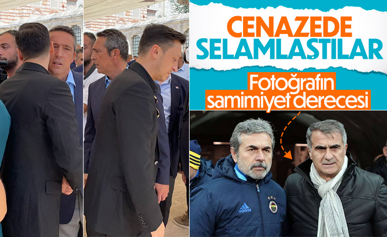 Mesut Özil ve Ali Koç cenazede karşılaştı