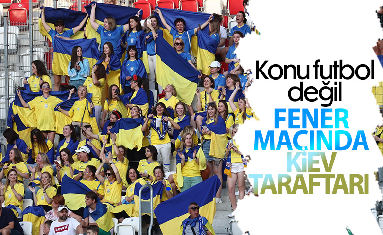 Dinamo Kiev taraftarları Bayraktar tezahüratı yaptı