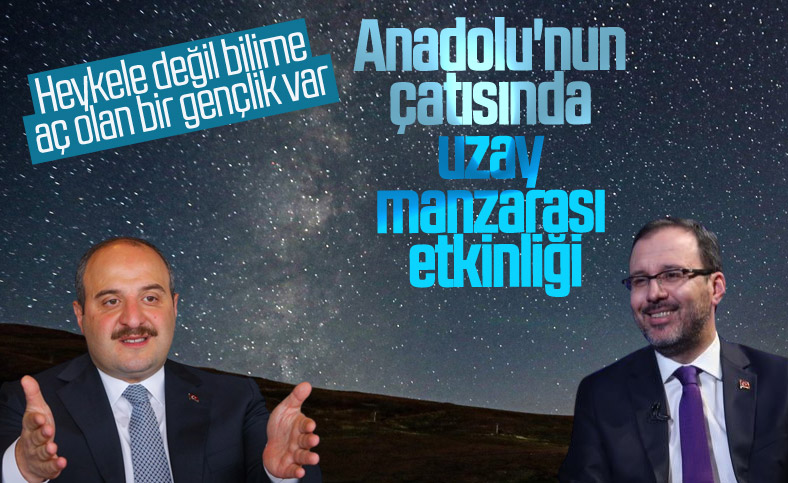 Erzurum'da 3 gün sürecek gökyüzü gözlem etkinliği başladı